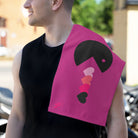 Eat My Heart Fuscia | Mix & Match Soft Fun-Flirty Lovers’ Towels