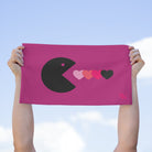 Eat My Heart Fuscia | Mix & Match Soft Fun-Flirty Lovers’ Towels