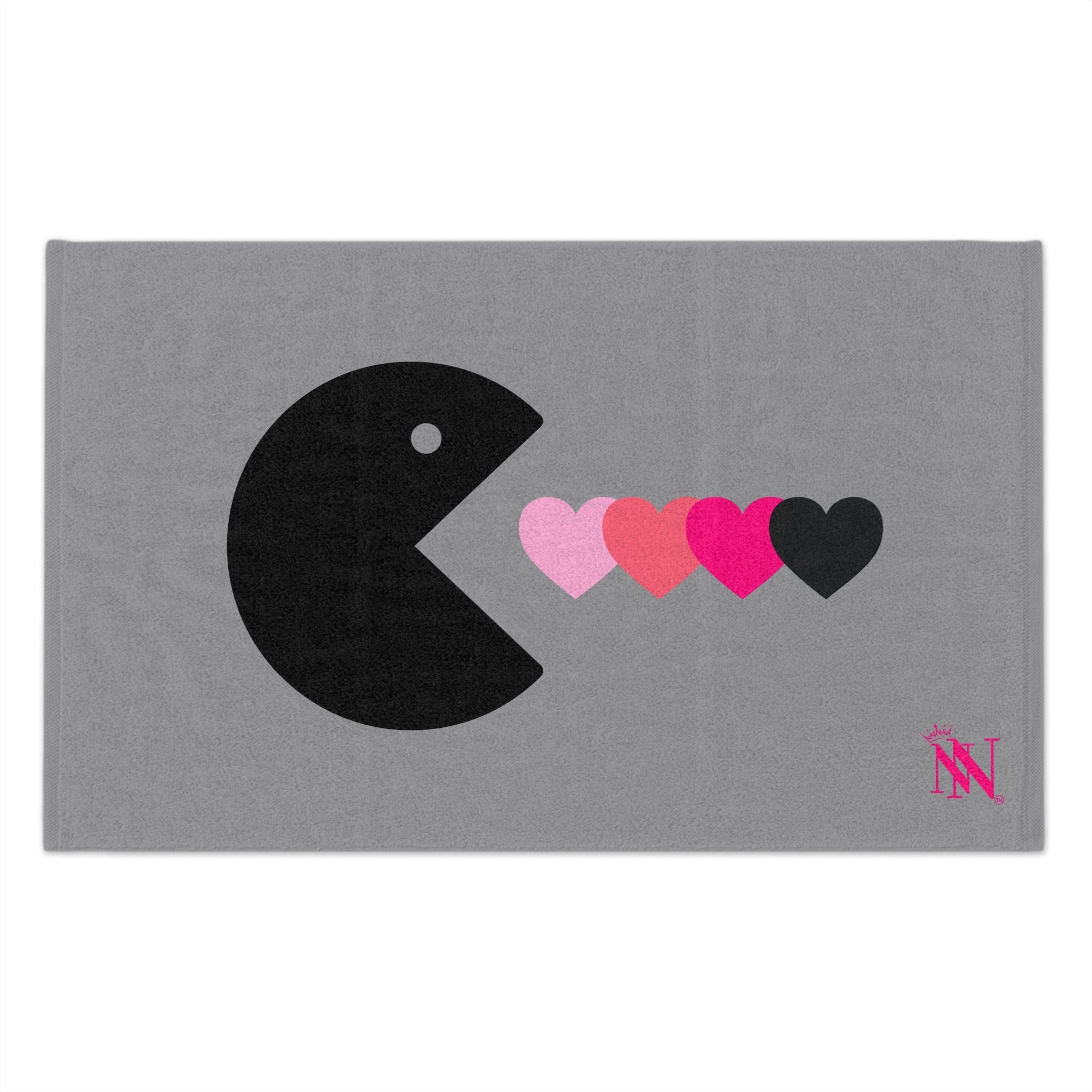 Eat My Heart Grey | Mix & Match Soft Fun-Flirty Lovers’ Towels