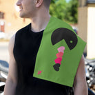 Eat My Heart Light Green | Mix & Match Soft Fun-Flirty Lovers’ Towels