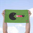 Eat My Heart Light Green | Mix & Match Soft Fun-Flirty Lovers’ Towels