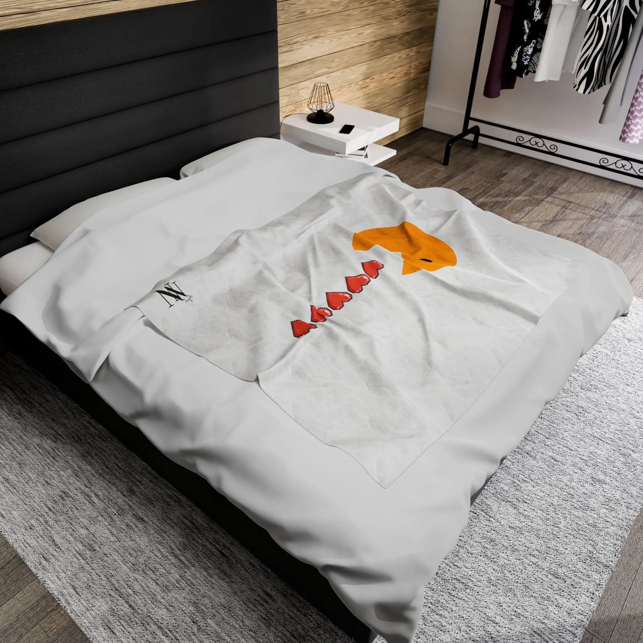 Eat My Heart | Mix & Match Fun-Flirty Lovers’ Blankets