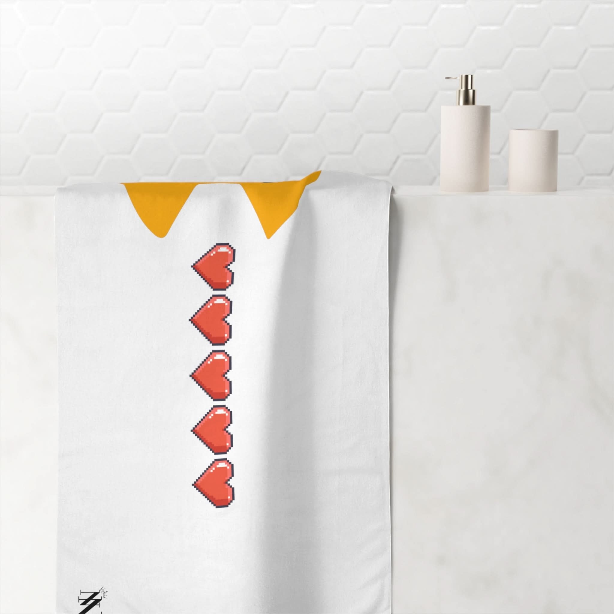 Eat My Heart | Mix & Match Naughty XL Fun-Flirty Lovers’ Towels