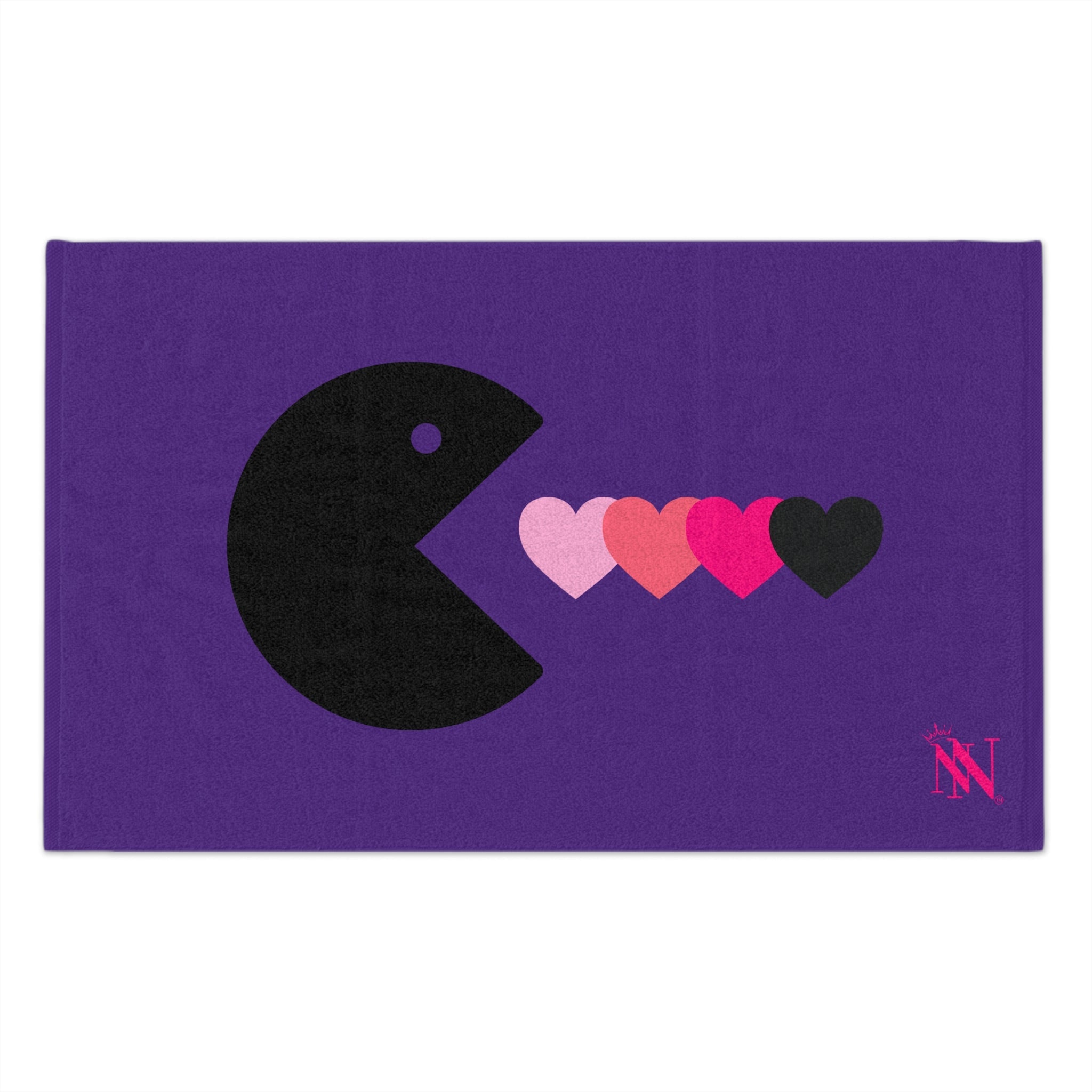Eat My Heart Purple | Mix & Match Soft Fun-Flirty Lovers’ Towels