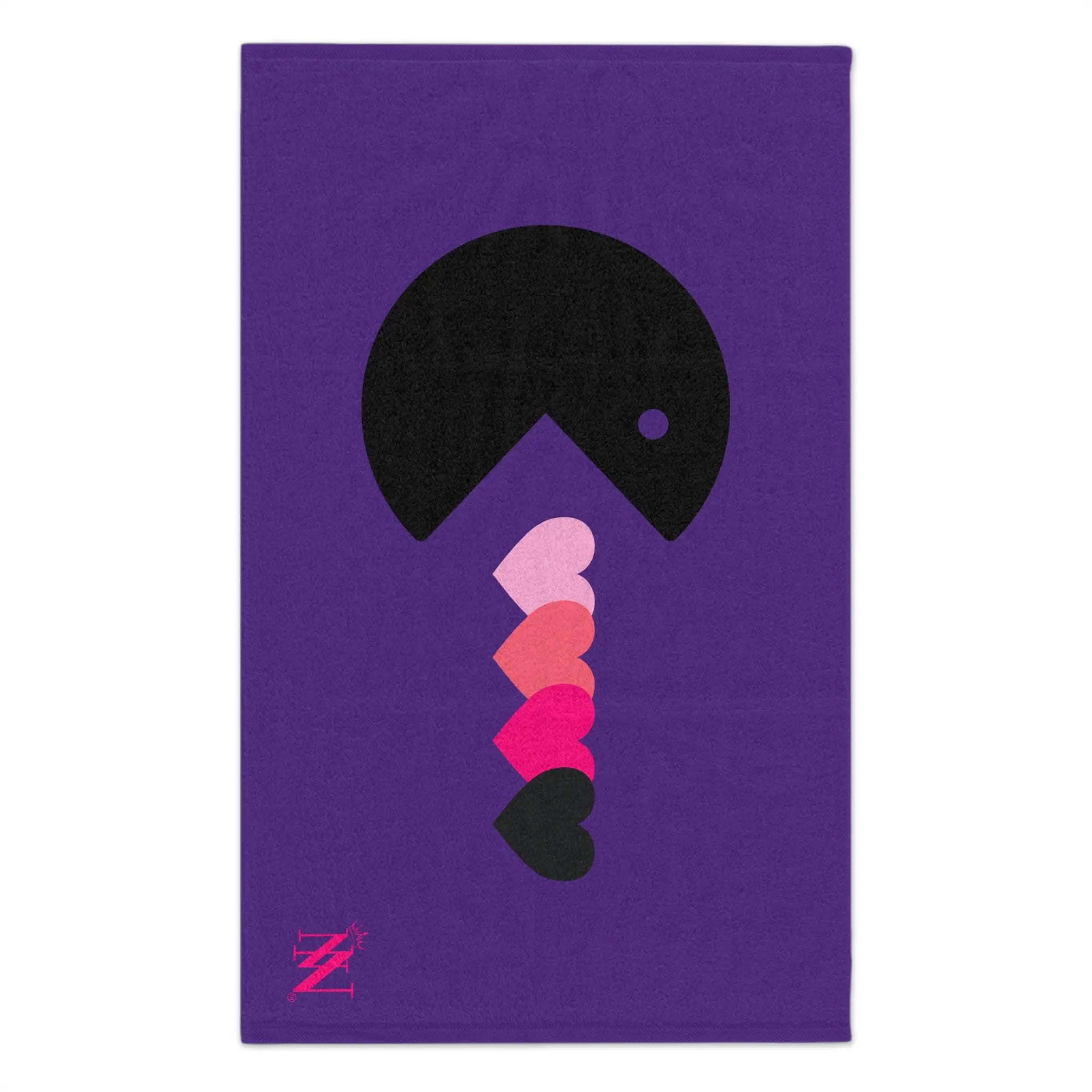 Eat My Heart Purple | Mix & Match Soft Fun-Flirty Lovers’ Towels