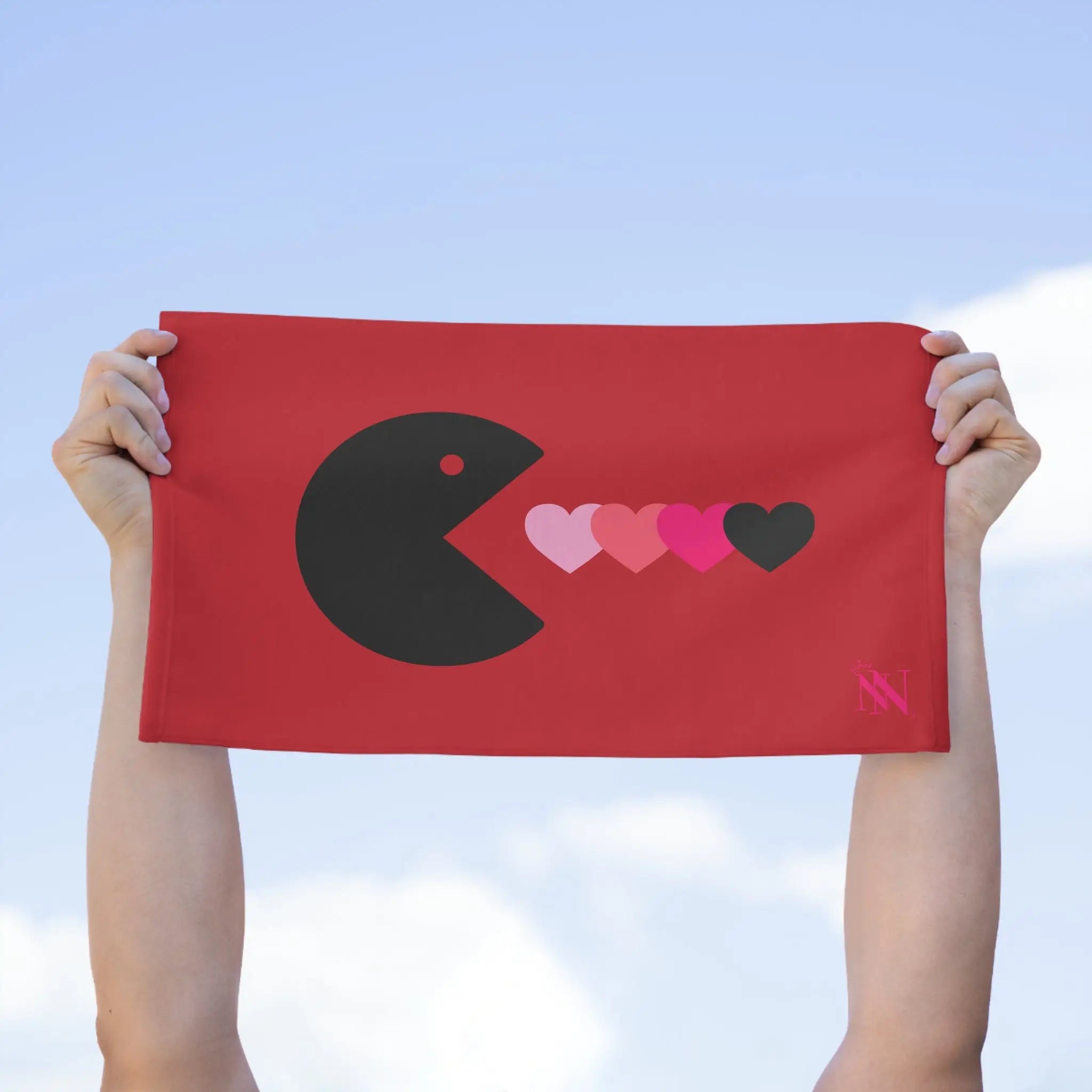 Eat My Heart Red | Mix & Match Soft Fun-Flirty Lovers’ Towels