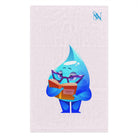 Educated Rain Drop Soft Pink Mix & Match Soft Sex Towels | Naughty Lovers’ Gifts