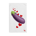 Eggplant Love Emoji | Mix & Match Original Fun-Flirty Lovers’ Towels