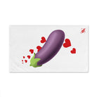 Eggplant Love Emoji | Mix & Match Original Fun-Flirty Lovers’ Towels