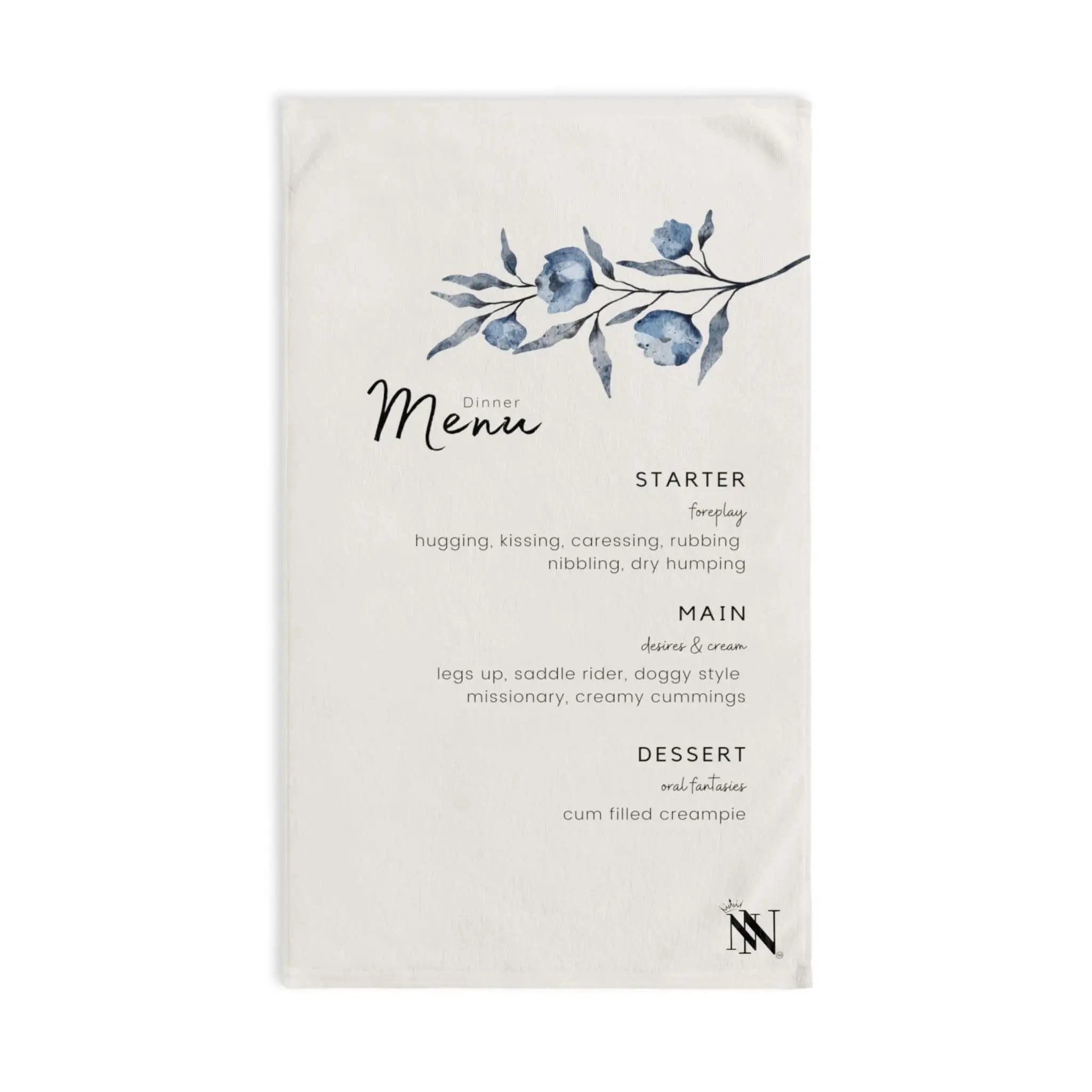 Elegant Menu | Mix & Match Original Fun-Flirty Lovers’ Towels