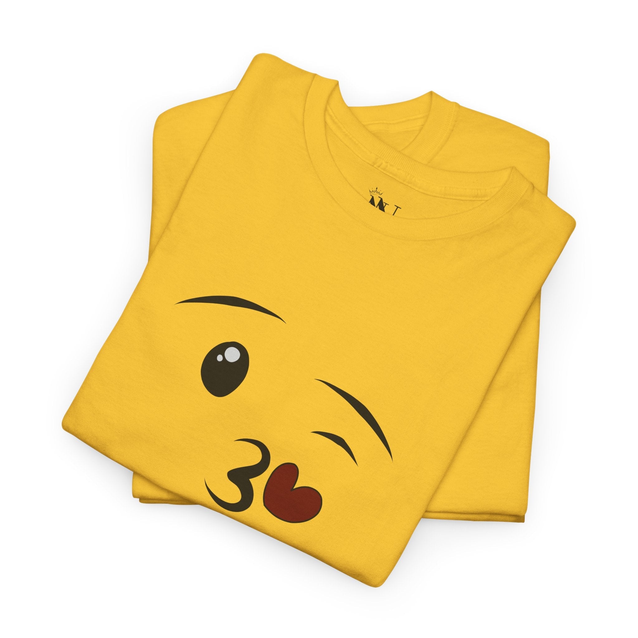 Emoji Kiss | Mix & Match 100% Cotton Unisex Fun-Flirty Lovers’ Tees
