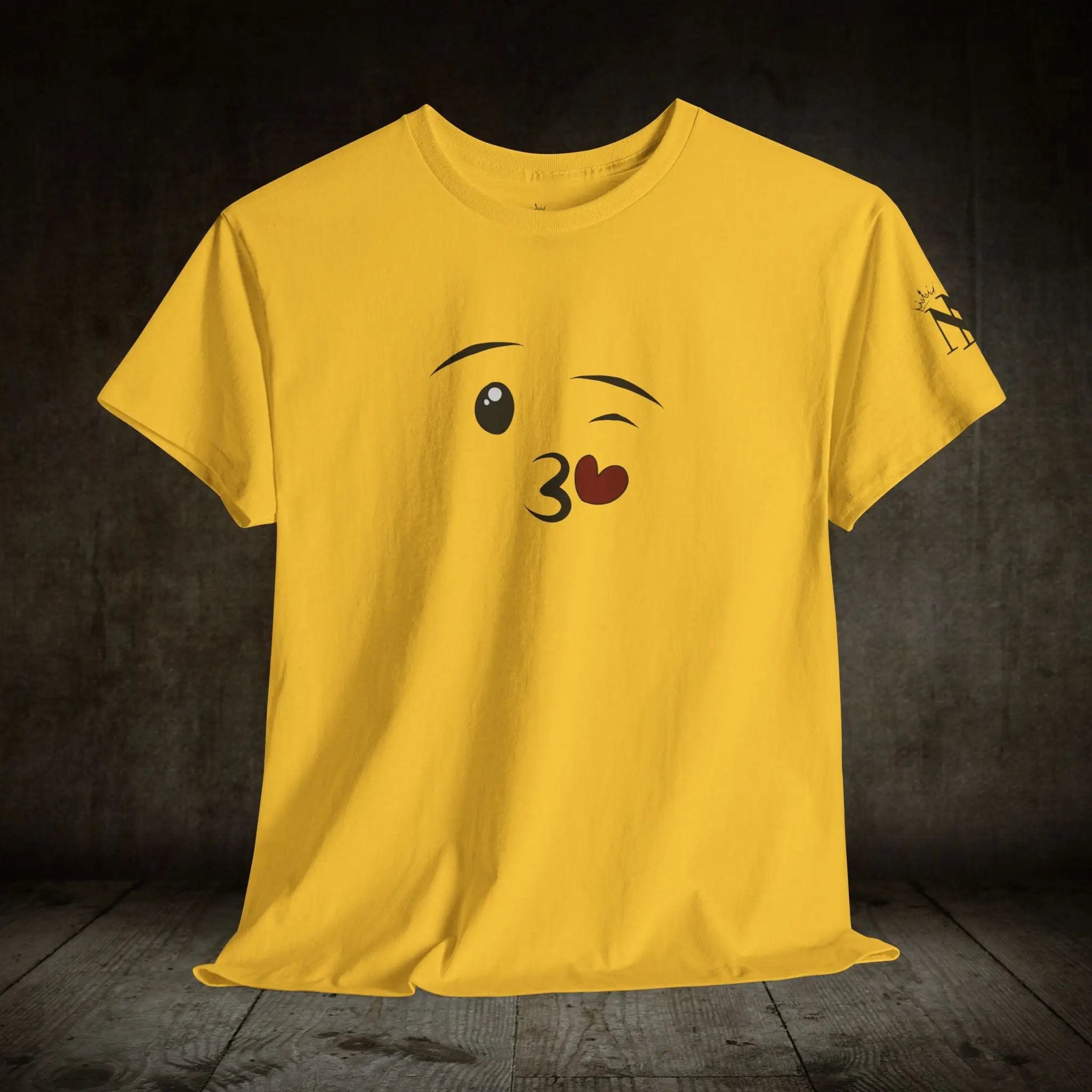 Emoji Kiss | Mix & Match 100% Cotton Unisex Fun-Flirty Lovers’ Tees