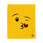 Emoji Kiss | Mix & Match Fun-Flirty Lovers’ Blankets