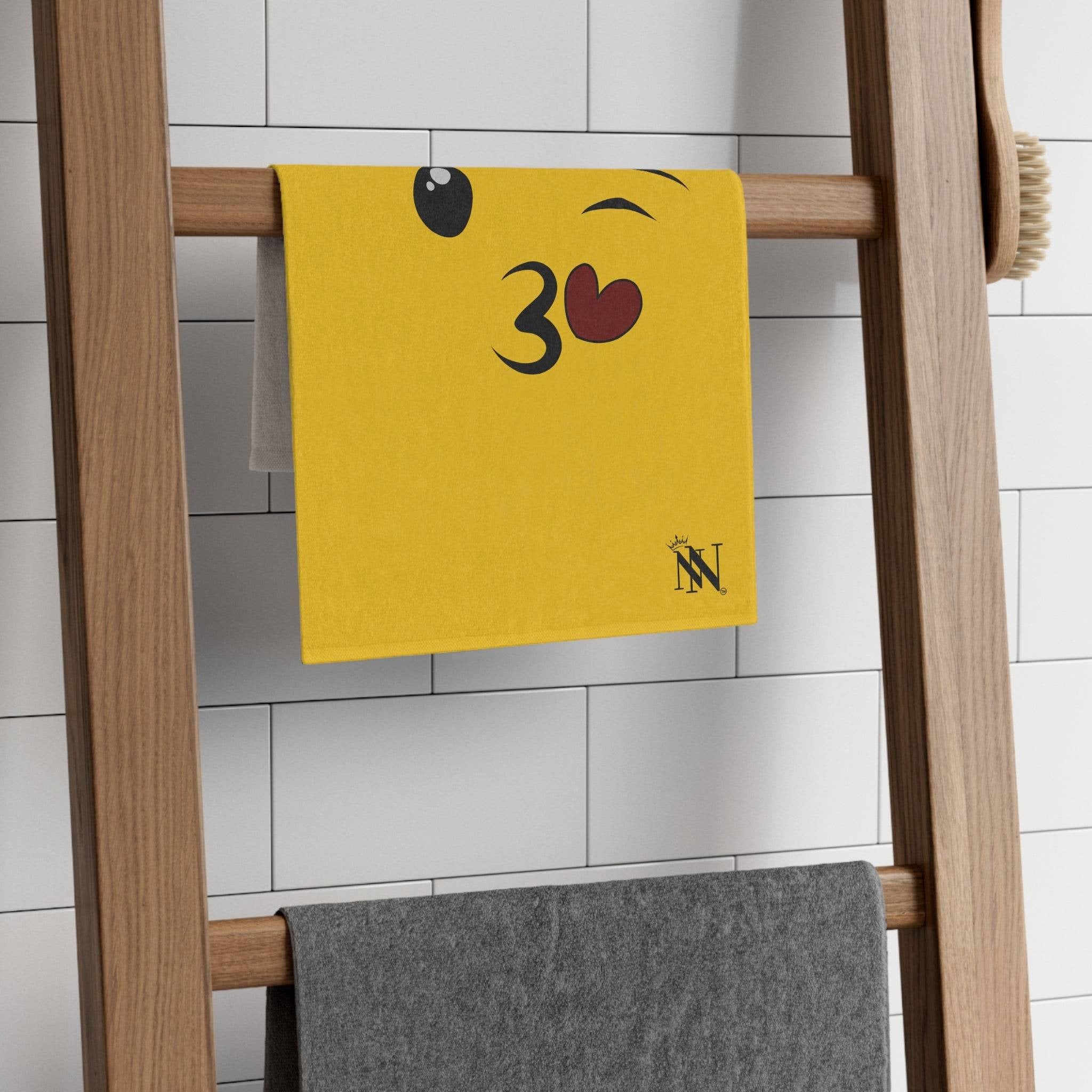 Emoji Kiss | Mix & Match Soft Fun-Flirty Lovers’ Towels