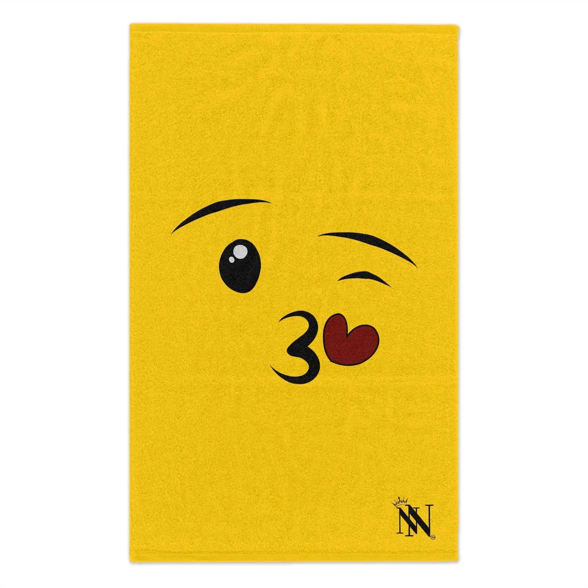 Emoji Kiss | Mix & Match Soft Fun-Flirty Lovers’ Towels