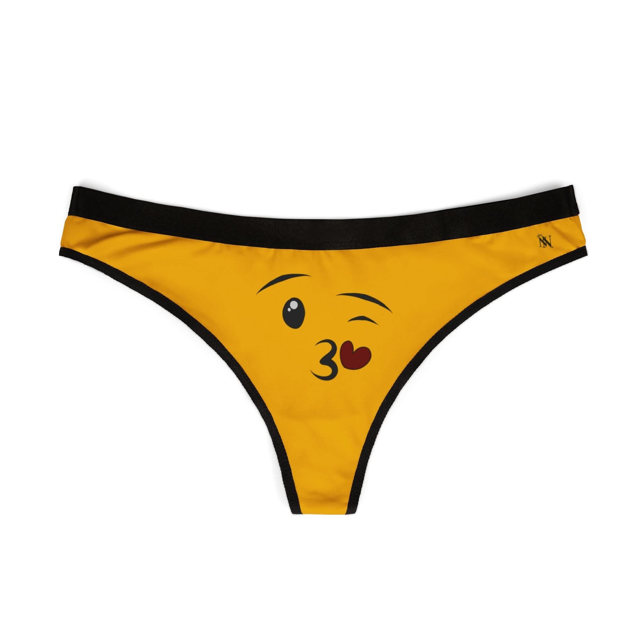 Emoji Kiss | Mix & Match Women’s Fun-Flirty Lovers’ Thongs