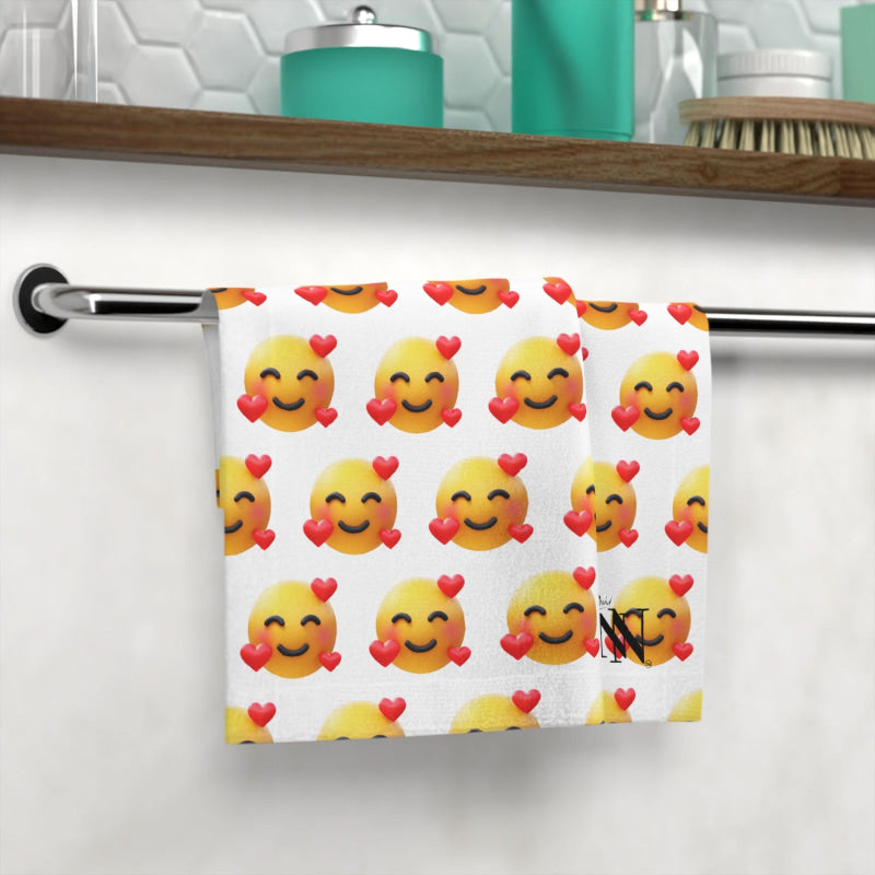 Emoji Love Pattern | Mix & Match Lils’ Fun-Flirty Lovers’ Towels