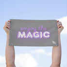 Enjoy the Magic Grey | Mix & Match Soft Fun-Flirty Lovers’ Towels