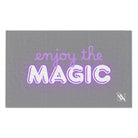 Enjoy the Magic Grey | Mix & Match Soft Fun-Flirty Lovers’ Towels