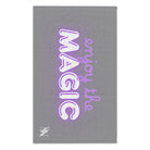 Enjoy the Magic Grey | Mix & Match Soft Fun-Flirty Lovers’ Towels