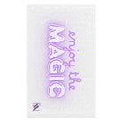 Enjoy the Magic White | Mix & Match Soft Fun-Flirty Lovers’ Towels