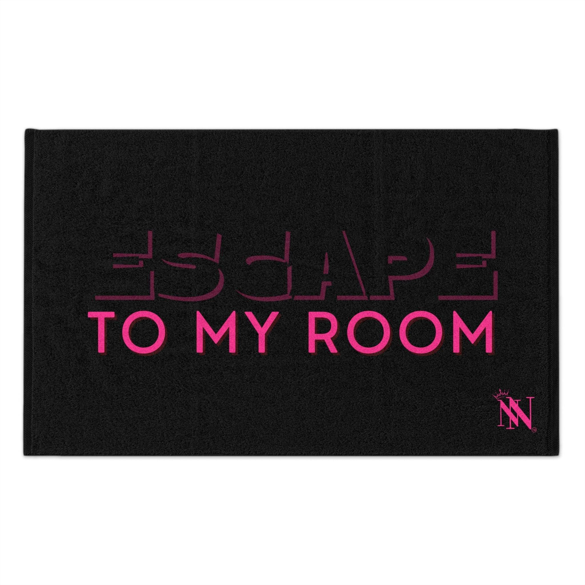 Escape to My Room Black Mix & Match Soft Sex Towels | Flirty Lovers’ Gifts