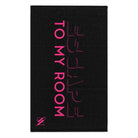 Escape to My Room Black Mix & Match Soft Sex Towels | Flirty Lovers’ Gifts