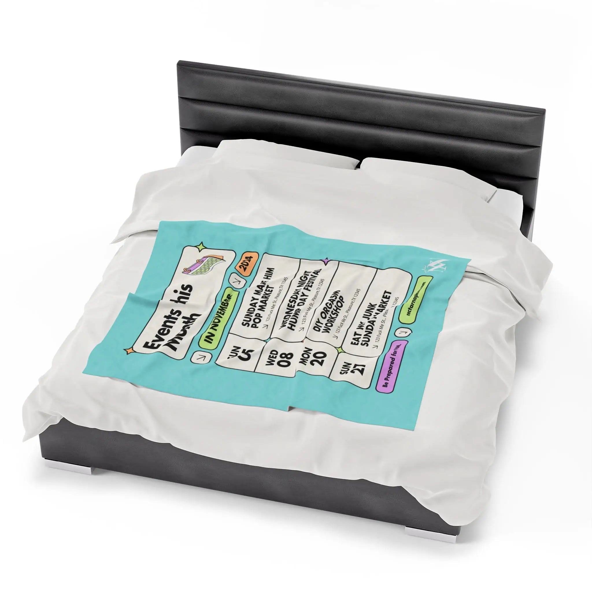 Events this Month | Mix & Match Fun-Flirty Lovers’ Blankets