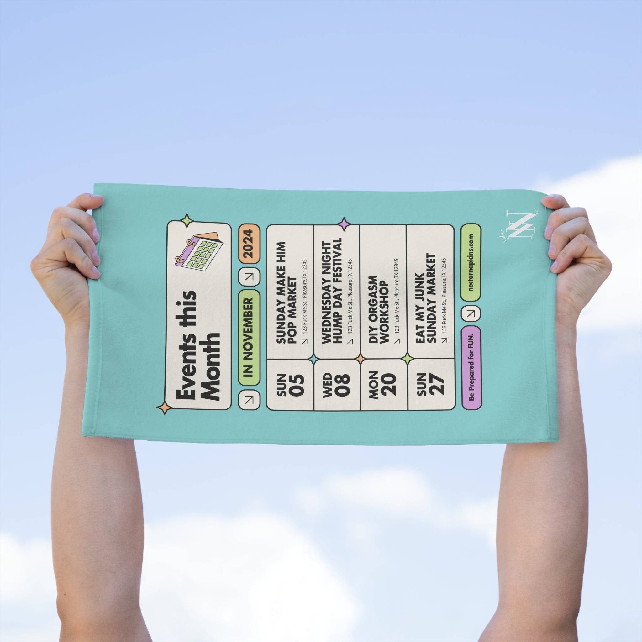 Events This Month | Mix & Match Soft Fun-Flirty Lovers’ Towels