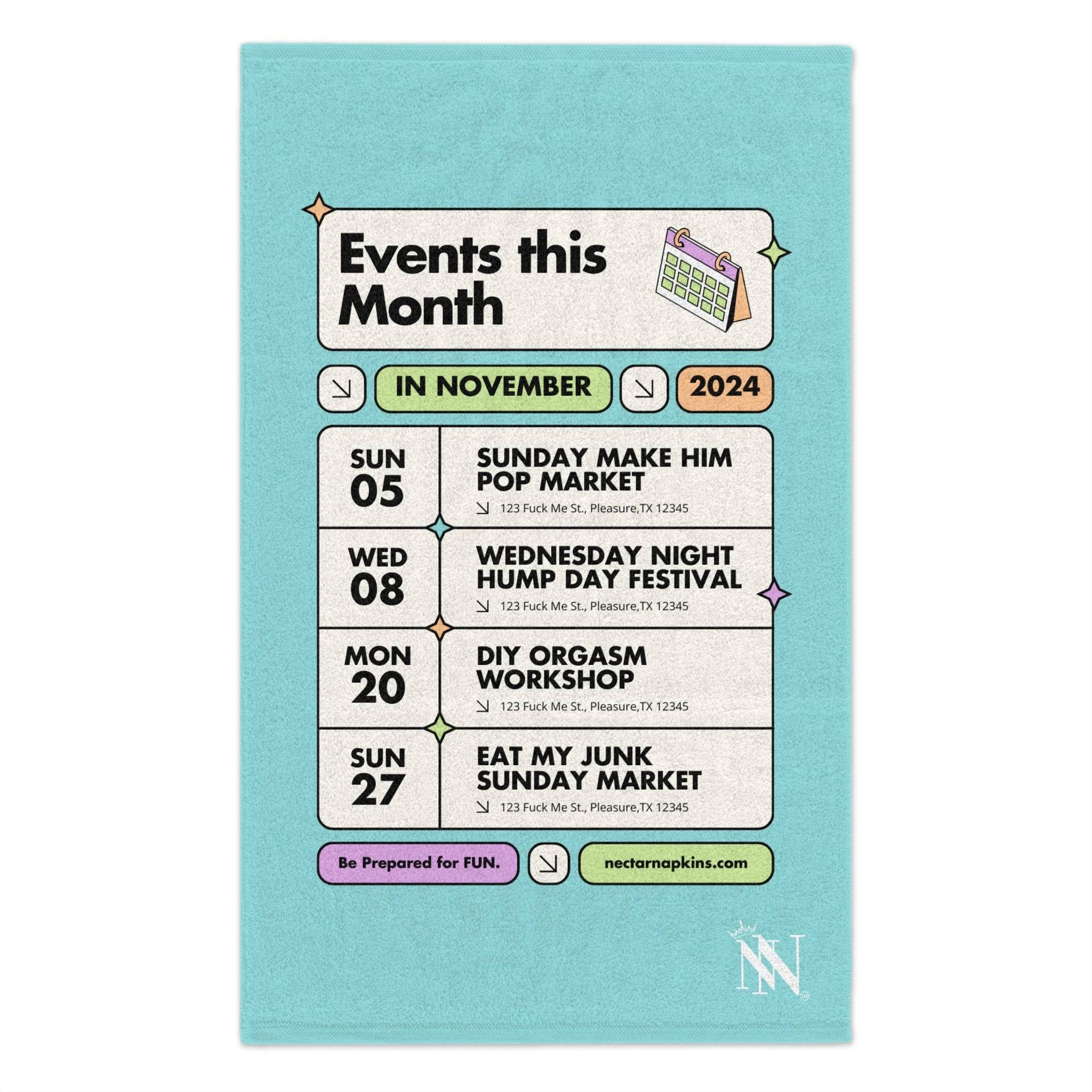 Events This Month | Mix & Match Soft Fun-Flirty Lovers’ Towels
