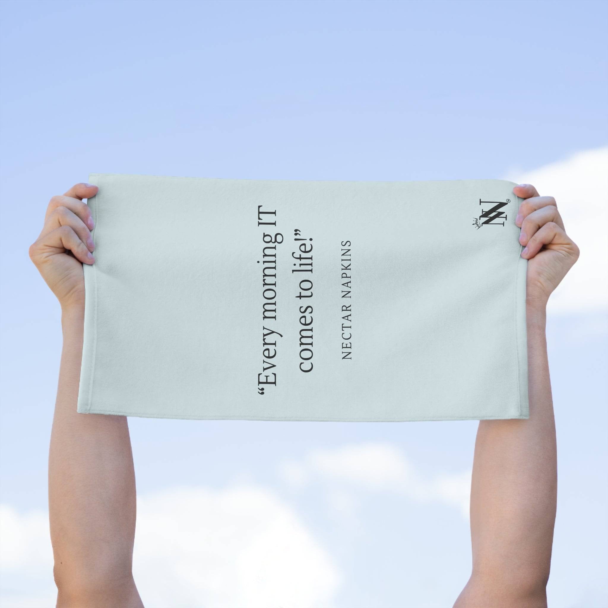 Every Morning IT Come to Life | Mix & Match Soft Fun-Flirty Lovers’ Towels