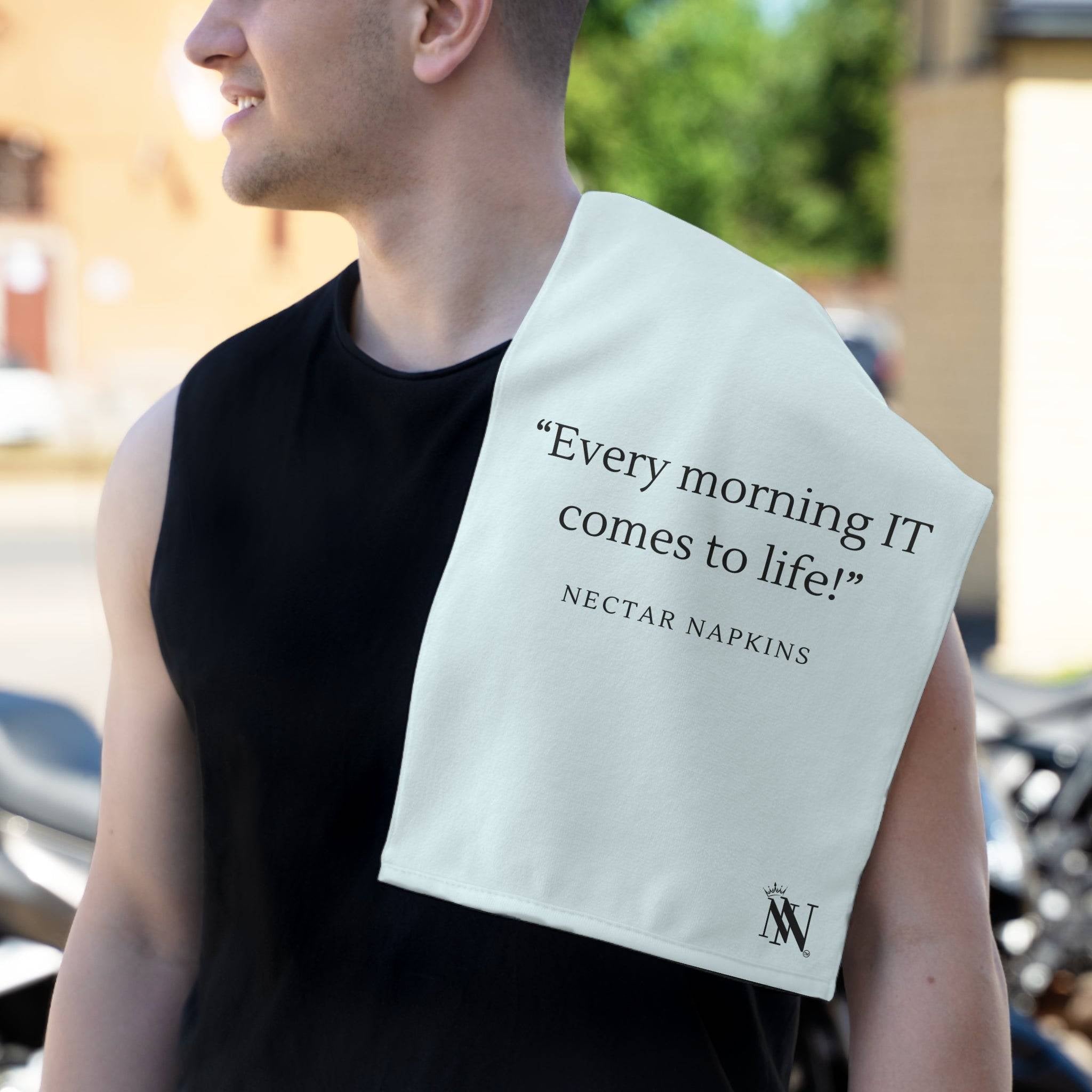 Every Morning IT Come to Life | Mix & Match Soft Fun-Flirty Lovers’ Towels