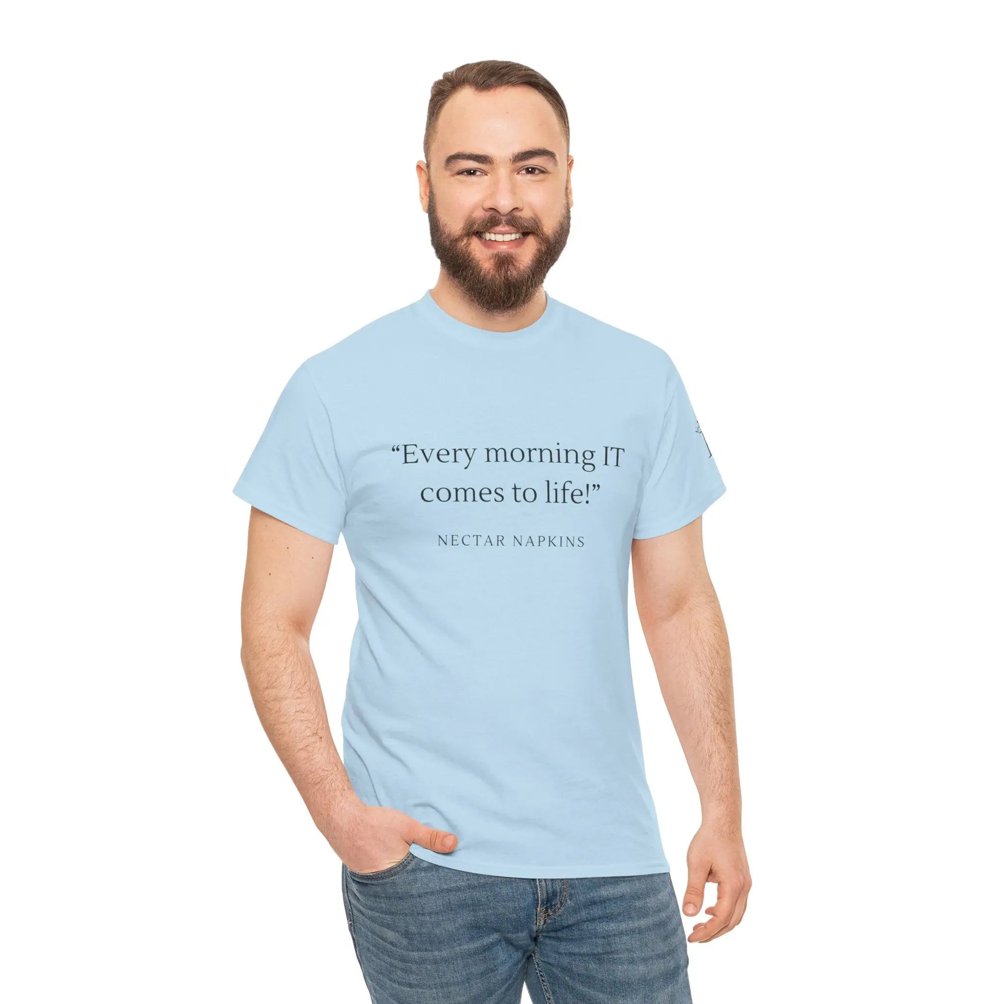Every Morning It Comes To Life | Mix & Match 100% Cotton Unisex Fun-Flirty Lovers’ Tees