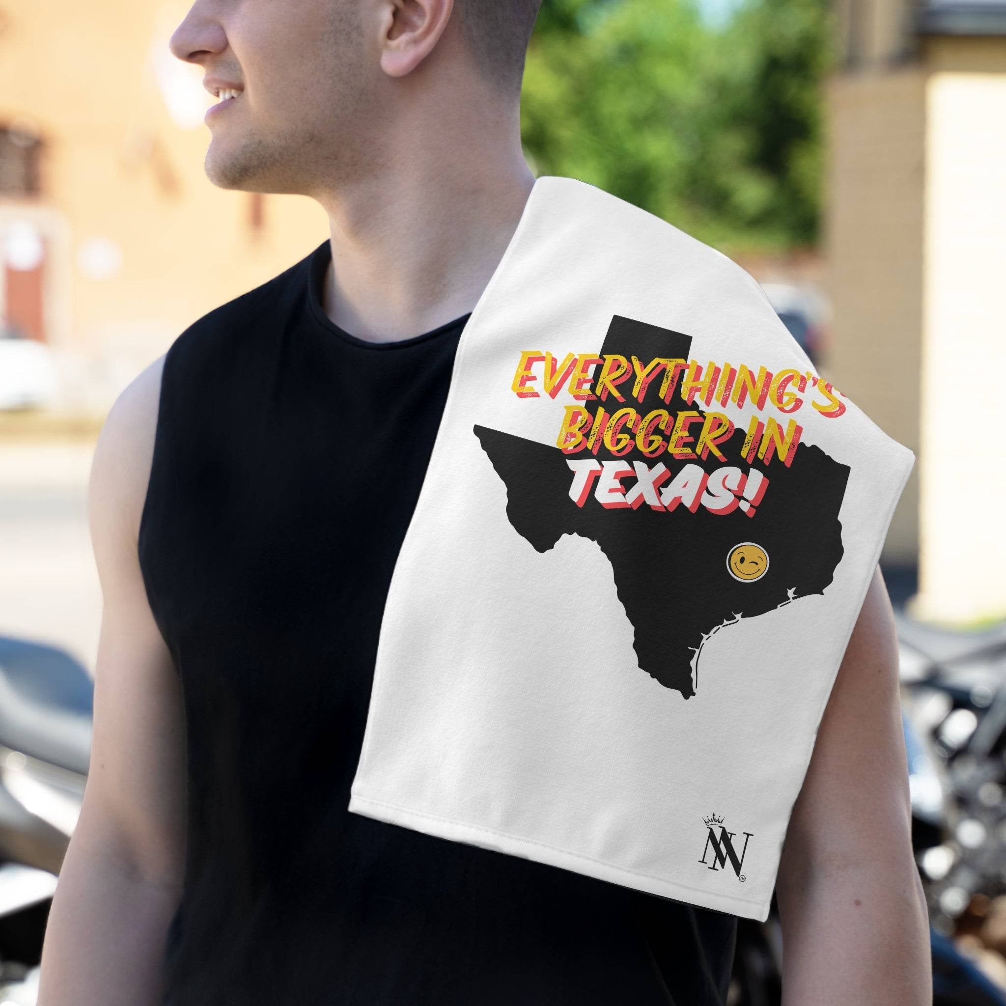 Everything’s Bigger in Texas | Mix & Match Soft Fun-Flirty Lovers’ Towels