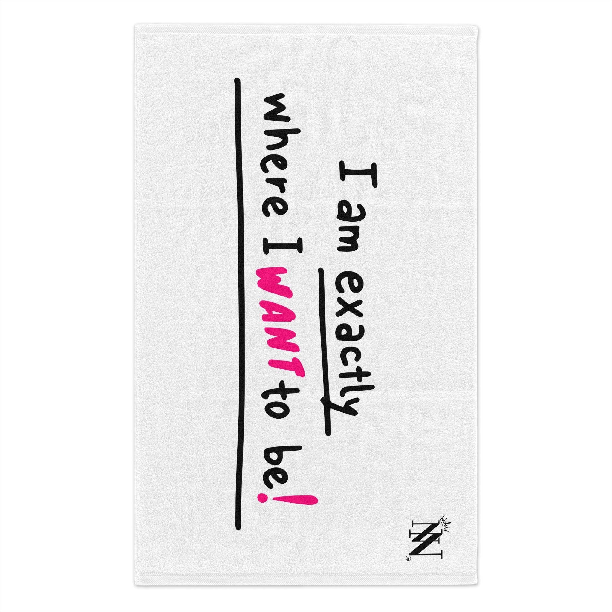 Exactly Where I Want to Be! | Mix & Match Soft Fun-Flirty Lovers’ Towels