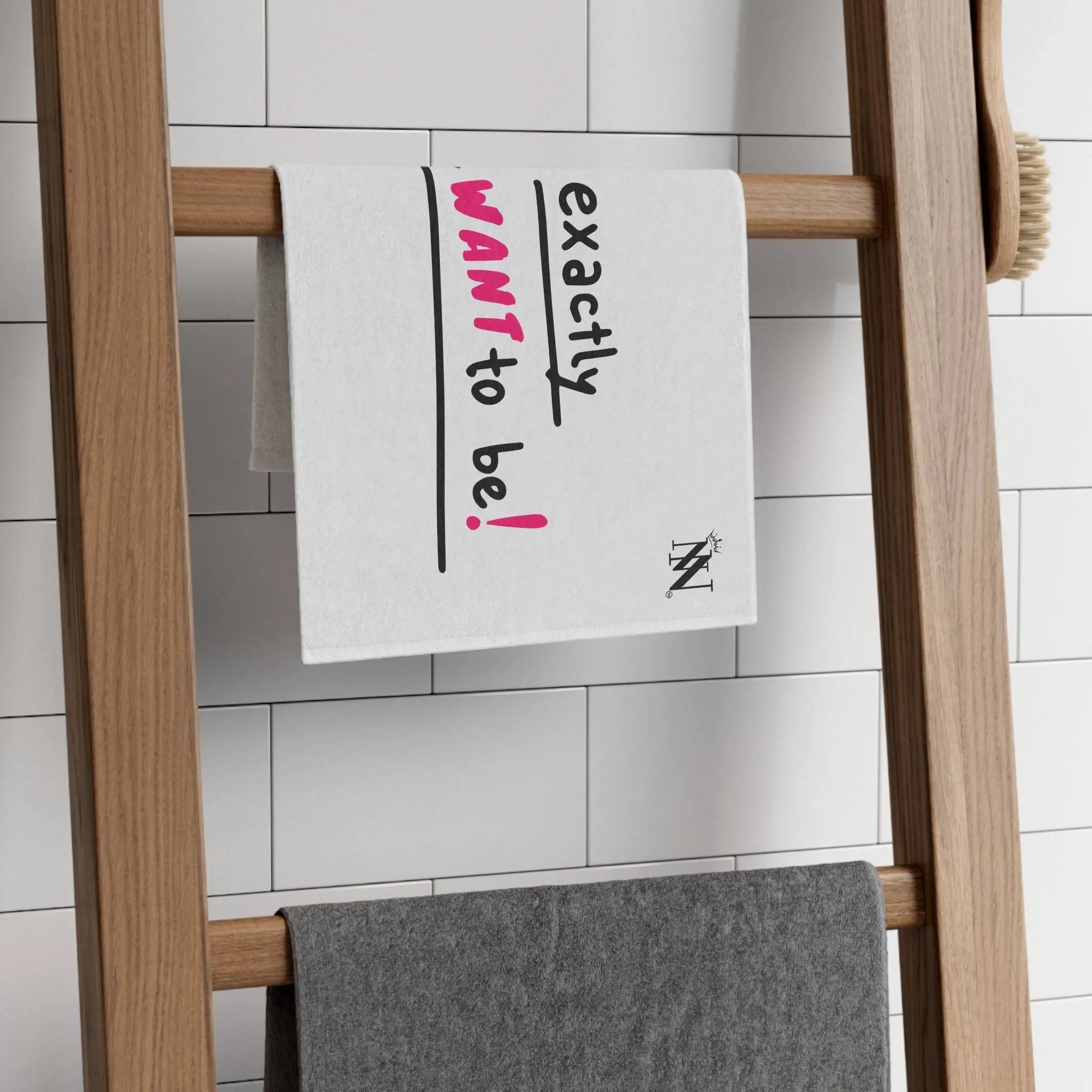 Exactly Where I Want to Be! | Mix & Match Soft Fun-Flirty Lovers’ Towels