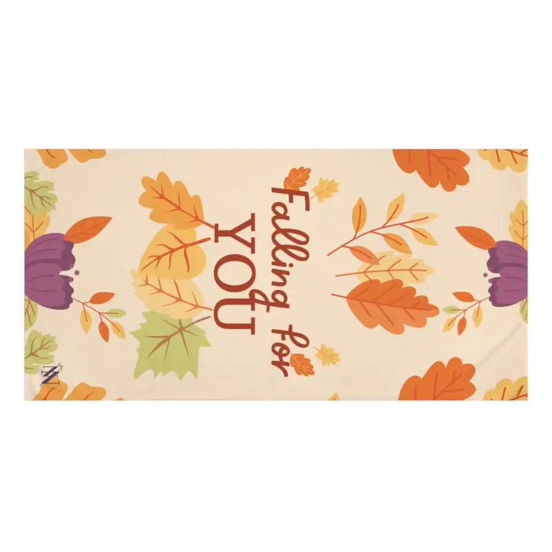 Falling For You Fun XL Cum Towel | Big Bold & Sexy Stylish