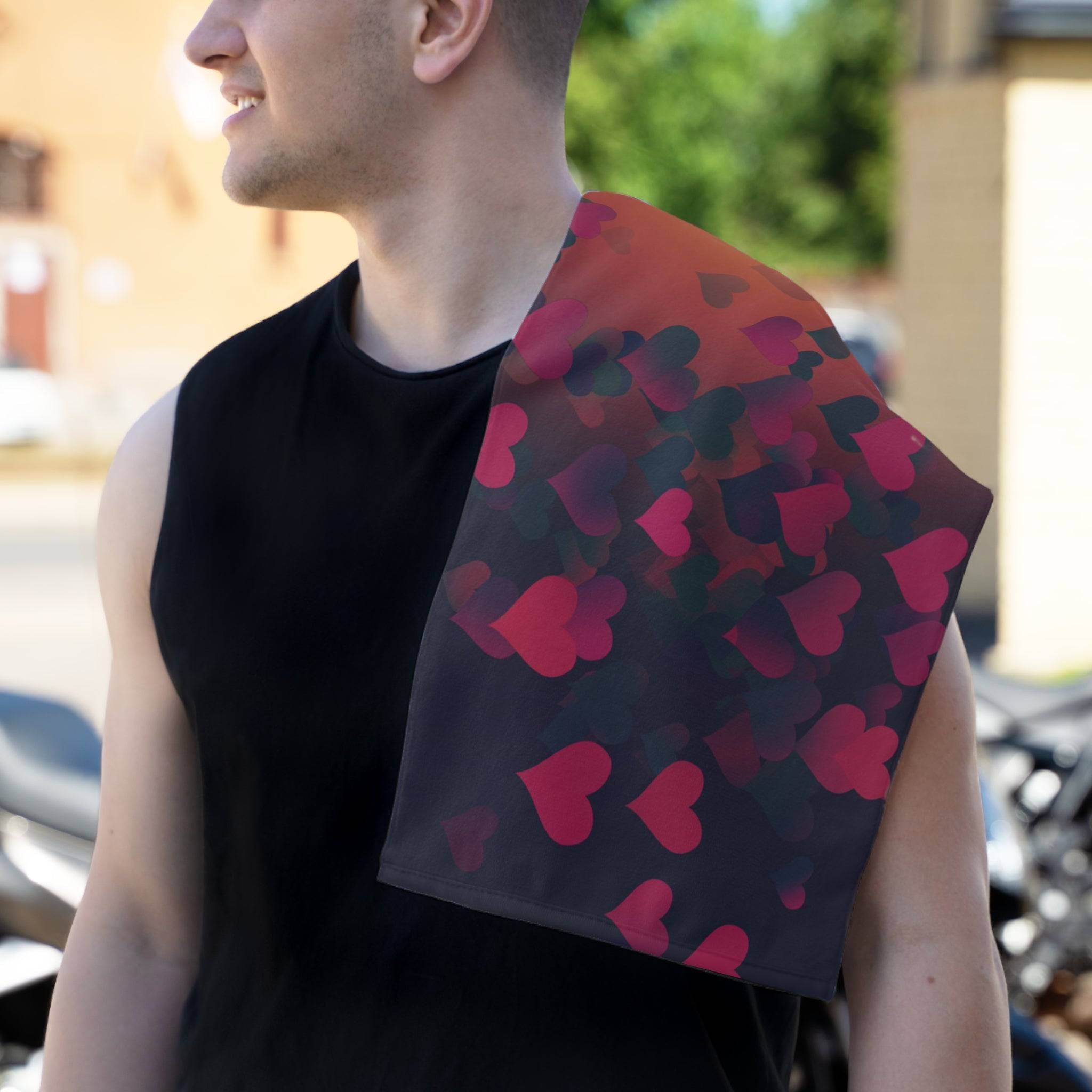 Falling Hearts | Mix & Match Soft Fun-Flirty Lovers’ Towels