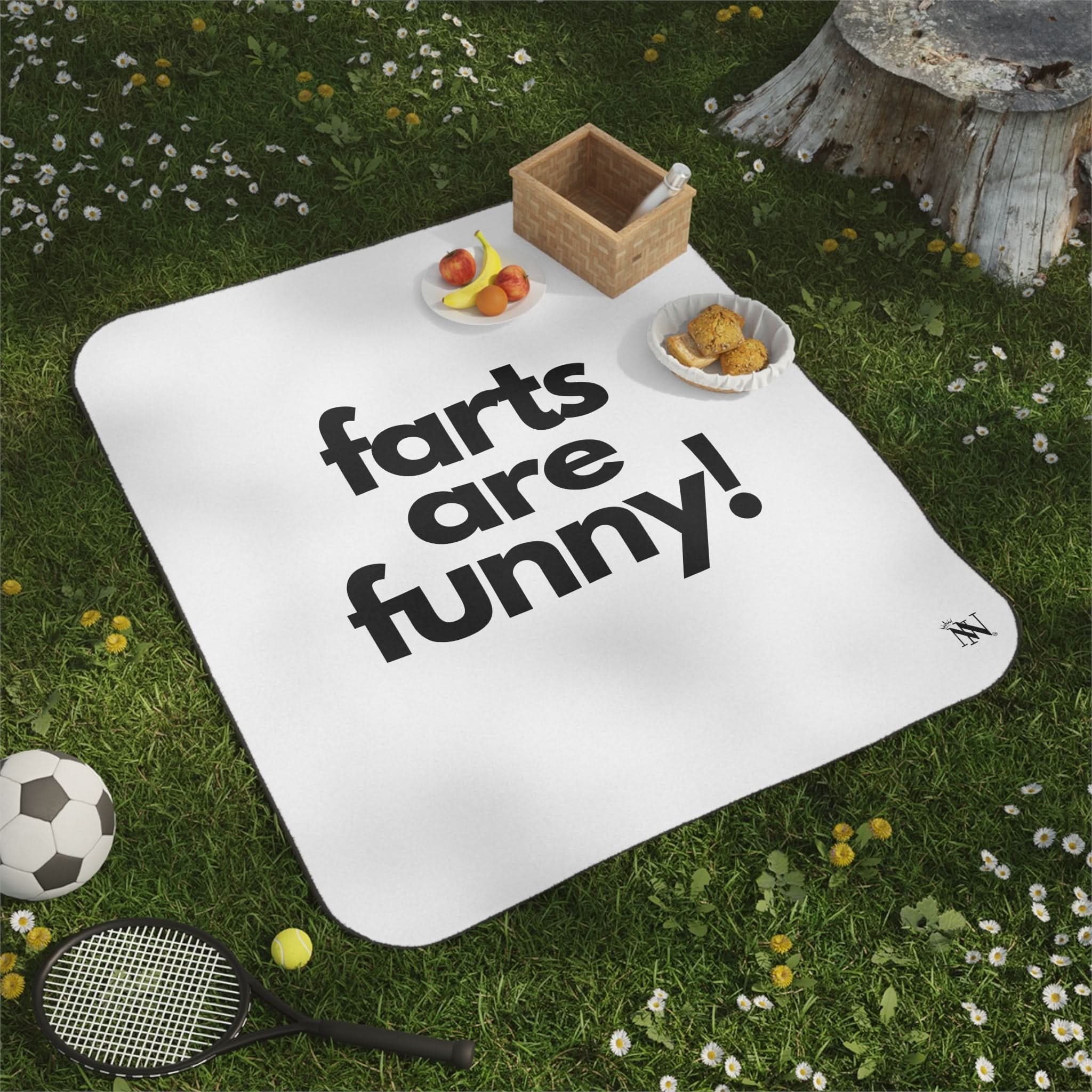 Farts Are Funny! | Mix Match Fun-Flirty Lovers’ Water-Resistant Blankets