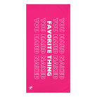 Favorite Thing You Hard | Mix & Match Naughty XL Fun-Flirty Lovers’ Towels
