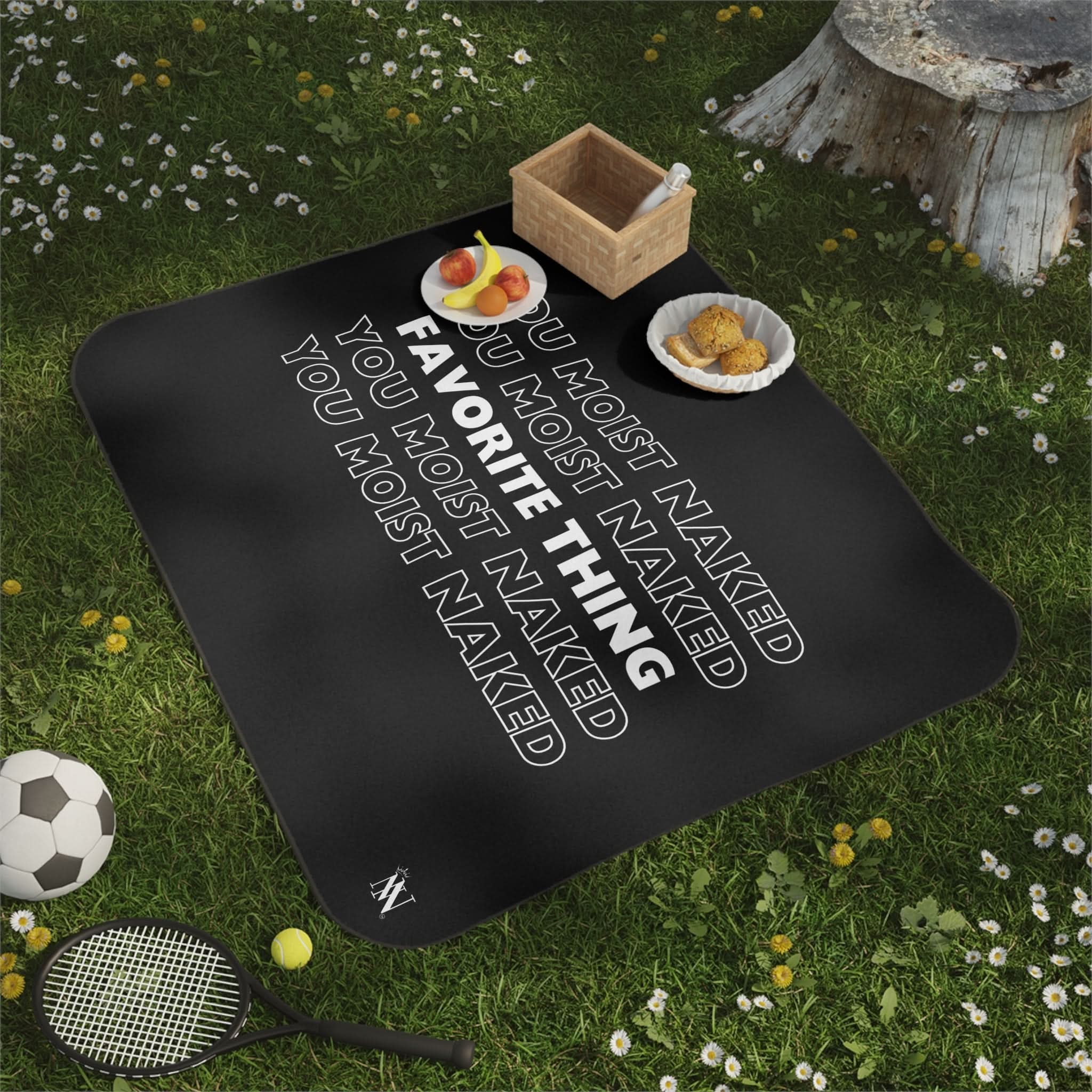 Favorite Thing You Moist | Mix Match Fun-Flirty Lovers’ Water-Resistant Blankets