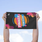 Finally Finished Black Mix & Match Soft Sex Towels | Flirty Lovers’ Gifts