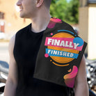 Finally Finished Black Mix & Match Soft Sex Towels | Flirty Lovers’ Gifts