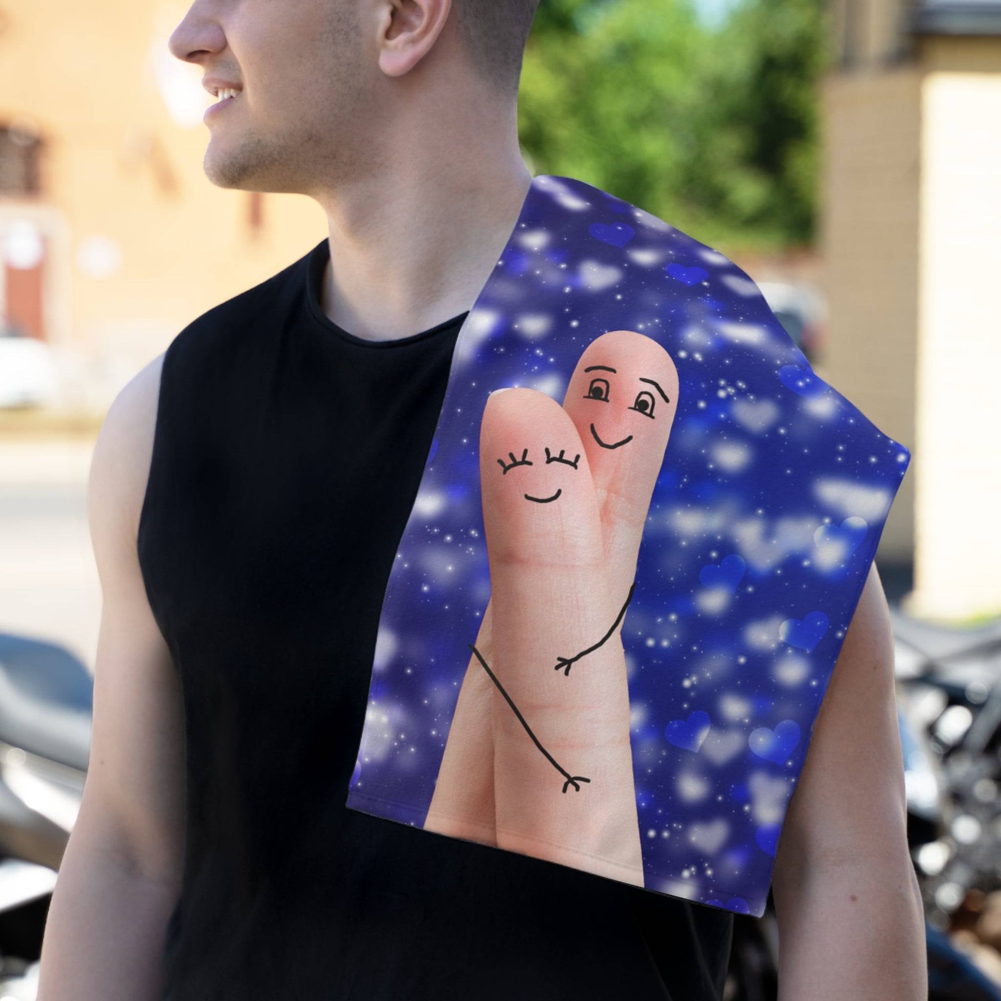 Finger People Love | Mix & Match Soft Fun-Flirty Lovers’ Towels