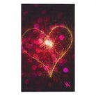 Fireworks Heart | Mix & Match Soft Fun-Flirty Lovers’ Towels