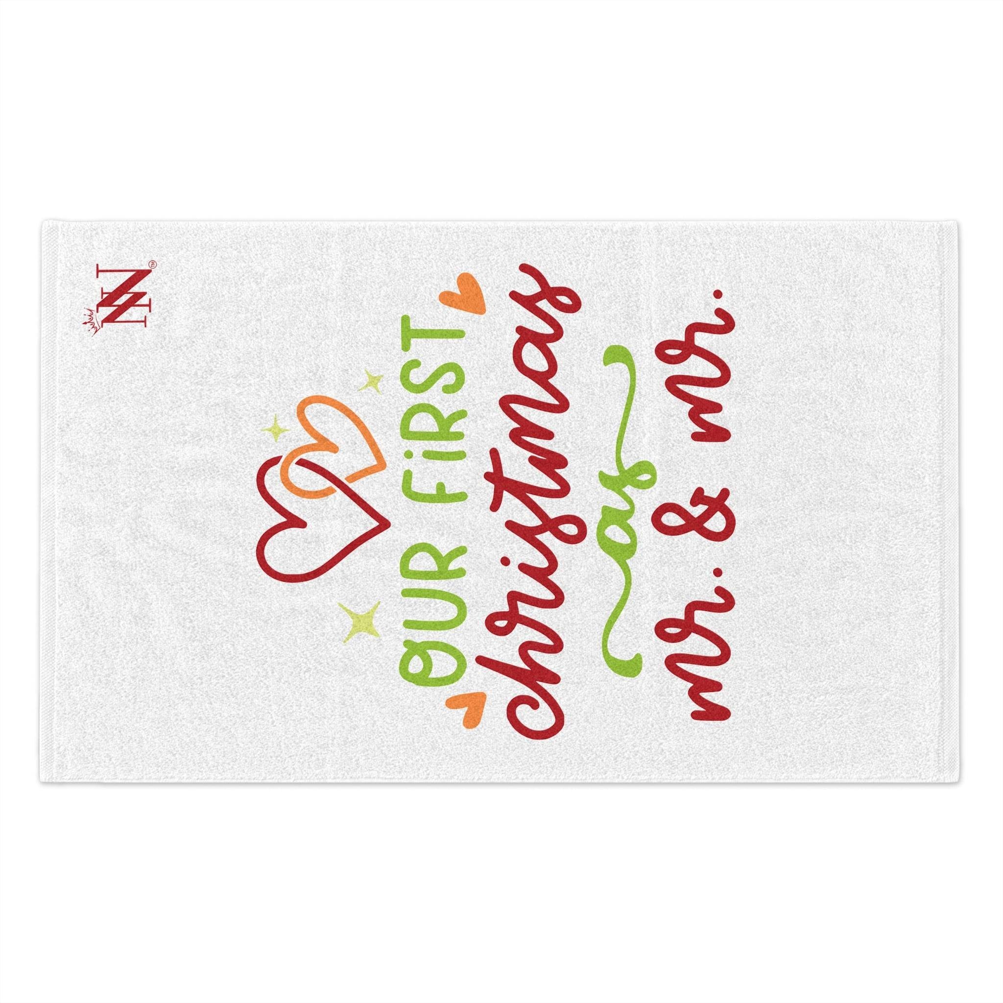 First Christmas Mr. & Mr. | Mix & Match Soft Fun-Flirty Lovers’ Towels