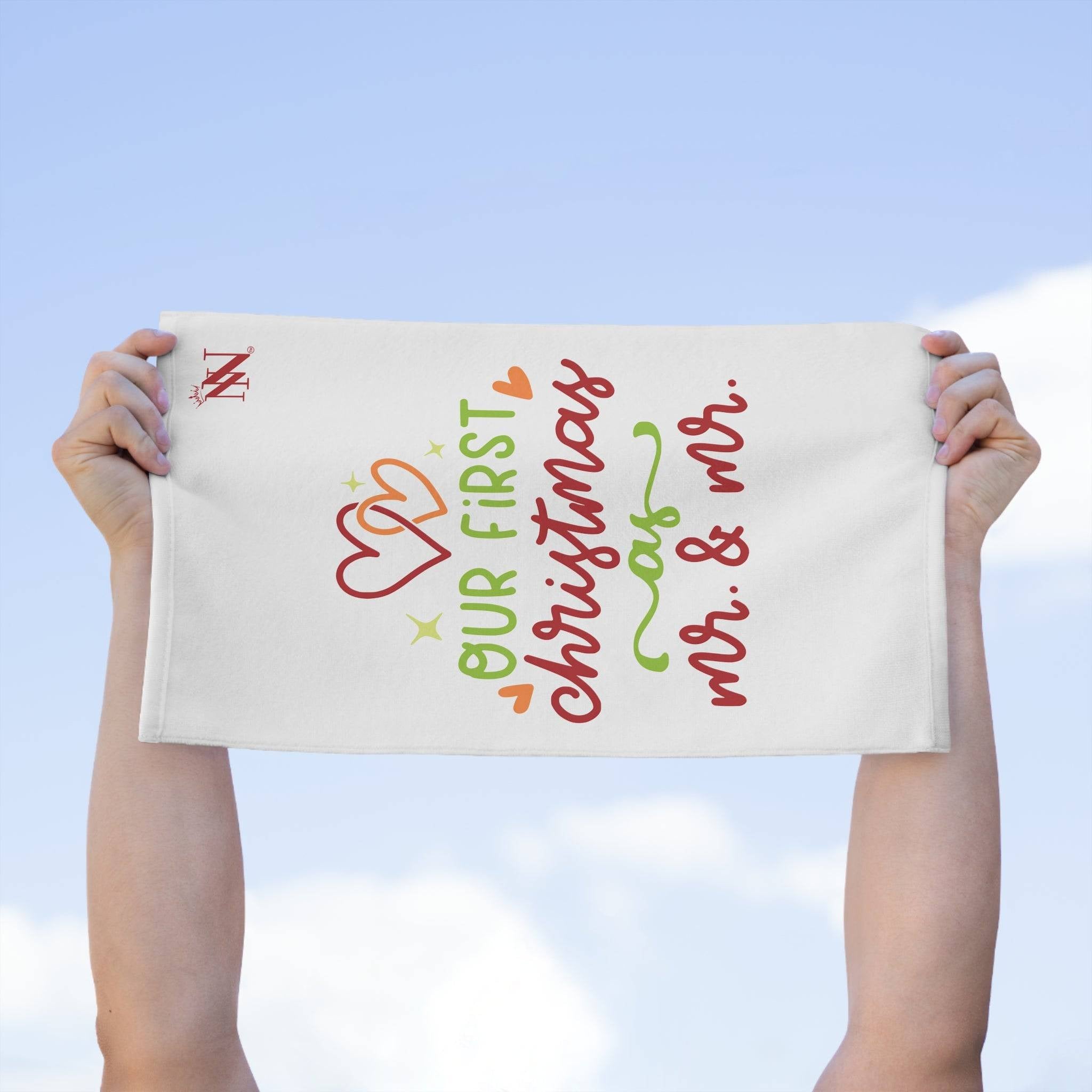 First Christmas Mr. & Mr. | Mix & Match Soft Fun-Flirty Lovers’ Towels