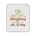 First Christmas Mr & Mrs | Mix Match Fun-Flirty Lovers’ Water-Resistant Blankets