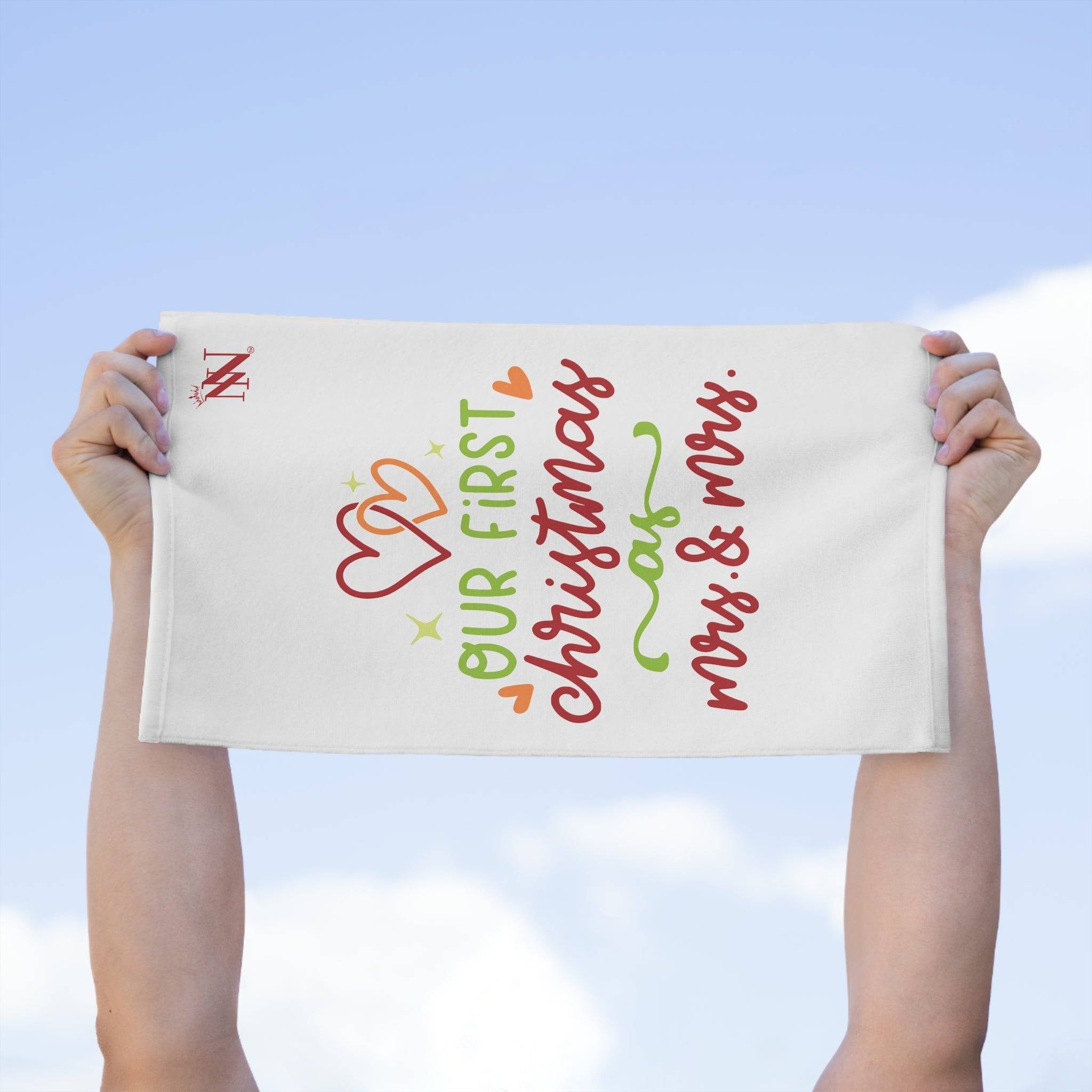 First Christmas Mrs. & Mrs. | Mix & Match Soft Fun-Flirty Lovers’ Towels