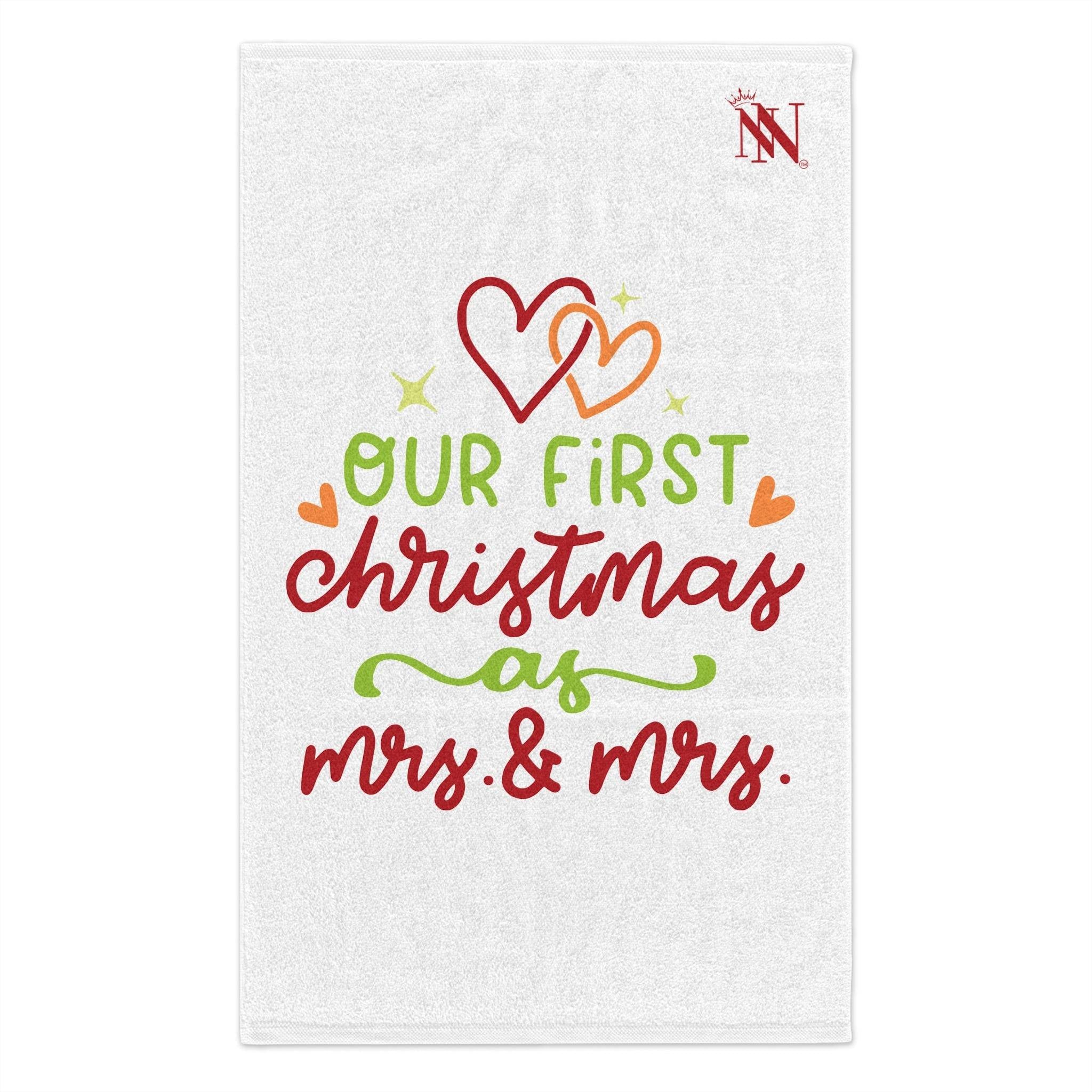 First Christmas Mrs. & Mrs. | Mix & Match Soft Fun-Flirty Lovers’ Towels
